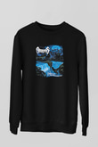 Amorphis Baskılı Unisex Siyah Sweatshirt