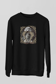 Amorphis Baskılı Unisex Siyah Sweatshirt