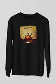 Amorphis Baskılı Unisex Siyah Sweatshirt