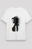 Amy Winehouse Beyaz Unisex Tişört T-Shirt - TişörtFabrikası