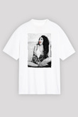 Amy Winehouse Beyaz Unisex Tişört T-Shirt - TişörtFabrikası