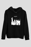 Anberlin Baskılı Unisex Siyah Hoodie