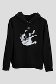 Anberlin Siyah Unisex Kapüşonlu Sweatshirt