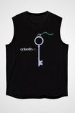 Anberlin Siyah Unisex Kolsuz Tişört