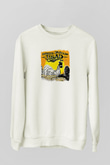 Andrew Jackson Jihad Baskılı Unisex Beyaz Sweatshirt