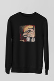 Andrew Jackson Jihad Baskılı Unisex Siyah Sweatshirt