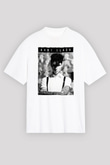 Andy Black Beyaz Unisex Oversize Tişört T-Shirt