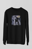 Angel Dust Baskılı Unisex Siyah Sweatshirt