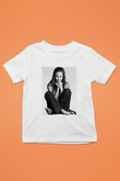 Angelina Jolie Beyaz Unisex Çocuk Tişört