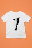 Angelina Jolie Beyaz Unisex Çocuk Tişört
