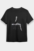 Angelina Jolie Siyah Unisex Tişört T-Shirt - TişörtFabrikası