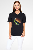 Angels and Airwaves Baskılı Unisex Siyah V Yaka Tişört