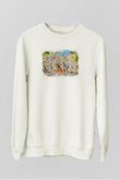 Angkor Vat Beyaz Unisex Sweatshirt
