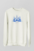 Angkor Vat Beyaz Unisex Sweatshirt