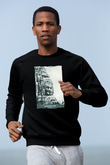 Angkor Vat Siyah Unisex Sweatshirt