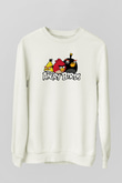 Angry Birds Beyaz Unisex Sweatshirt