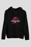 Animals as Leaders Baskılı Unisex Siyah Hoodie