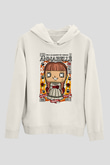 Annabelle Baskılı Unisex Beyaz Hoodie