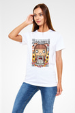 Annabelle Baskılı Unisex Beyaz Tişört