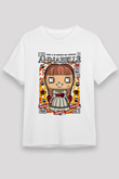 Annabelle Baskılı Unisex Beyaz Tişört