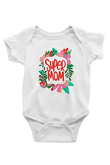 Anneler Günü Baskılı Beyaz Unisex Bebek Body - Zıbın