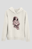 Anneler Günü Baskılı Beyaz Unisex Hoodie