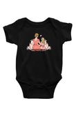 Anneler Günü Baskılı Unisex Siyah Bebek Body - Zıbın