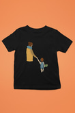 Anneler Günü Baskılı Unisex Siyah Çocuk Tişört - Tshirt