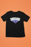 Anneler Günü Baskılı Unisex Siyah Çocuk Tişört - Tshirt