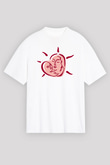 Anneler Günü Beyaz Unisex Oversize Tişört T-Shirt