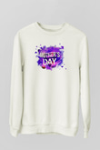 Anneler Günü Beyaz Unisex Sweatshirt