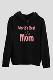 Anneler Günü Siyah Unisex Hoodie