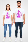 Anneler Günü Unisex Baskılı Beyaz Tişört - Tshirt