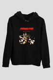 Annihilator Baskılı Unisex Siyah Hoodie