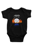 Anthrax Baskılı Siyah Bebek Body - Zıbın