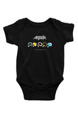 Anthrax Baskılı Unisex Siyah Bebek Body - Zıbın
