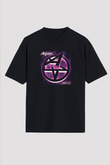 Anthrax Baskılı Unisex Siyah Oversize Tişört