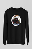 Anthrax Baskılı Unisex Siyah Sweatshirt