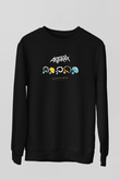 Anthrax Baskılı Unisex Siyah Sweatshirt