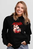 Anthrax Siyah Unisex Hoodie