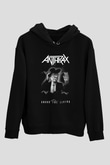 Anthrax Siyah Unisex Kapüşonlu Sweatshirt