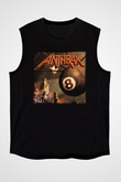 Anthrax Siyah Unisex Kolsuz Tişört