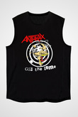Anthrax Siyah Unisex Kolsuz Tişört