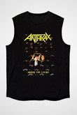 Anthrax Siyah Unisex Kolsuz Tişört