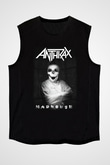 Anthrax Siyah Unisex Kolsuz Tişört