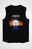 Anthrax Siyah Unisex Kolsuz Tişört