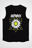 Anthrax Siyah Unisex Kolsuz Tişört