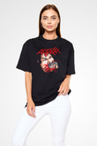 Anthrax Siyah Unisex Oversize Tişört T-Shirt