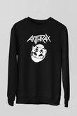 Anthrax Siyah Unisex Sweatshirt