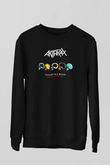 Anthrax Siyah Unisex Sweatshirt